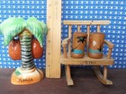 Vtg Florida Souvenirs - Four Sets Salt And Pepper -two Mini Mugs shot Glasses