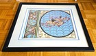 Framed Lloyd Van Pitterson Original Serigraph    flight Of Joy    Signed Numbered