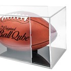 Ballqube Grandstand Football Display Case With Uv Protection  Memorabilia And   
