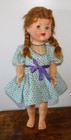 Vintage Ideal 22  Saucy Walker Doll  1951 Open Close Blue Eyes  Braided Wig