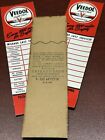 3 Vintage 1950 s Veedol Oil Change Safety Check Reminder Sticker Kingston Pa