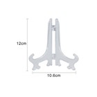 12pcs Plastic Picture Photo Frame Plate Easel Mirror Display Stand Holders Decor
