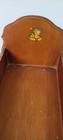 Vintage Wooden Baby Doll Rocking Cradle Bed Original Transfer Decals Furniture 