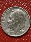1997-p Extremely Rare    burnt Roosevelt    Mint Strike Error Roosevelt Dime    