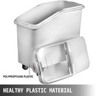 3 Pack 21 Gallon Dry Ingredient Storage Bin With Caster Wheels - Commercial Rest