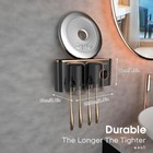 Toothbrush Holder Uv Light Sterilizer Cleaner And Automatic Toothpaste Dispenser