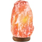 Dimmable Himalayan Salt Lamp 8-10  With Wooden Base   Night Light - Spa Decor  M