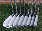 Rare Vintage Set Wilson 3200 Tour Cavity Rh Golf Clubs Irons 3-pw W R Flex Steel