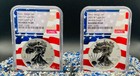 Mint  Reverse Proof Silver Design Set 2021 W T1   2021 S T2  1 Silver Eagle Pf69