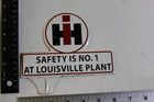 Nos Scarce4 1950s Ih International Harvester Stamped Painted Metal Topper Sign