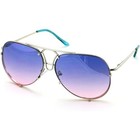 Aviator Sunglasses Women Gradient Blue Pink Purple Lens Trendy Shades Streetwear