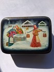 Russian Ussr Lacquer Box Fedoskino  by Well  Signed Art  Vedernikova
