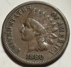 1880 Indian Head Cent      Love Token 