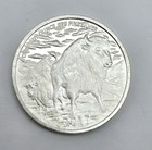 2017 1oz 999 Fine Silver Round The Hunter   Buffalo Hunting Native American Coin