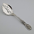 Rare Sterling Silver Reed   Barton Francis I Pierced Cheese Server  no Mono