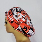 Halloween Women Scrub Hat Surgical Cap Scrub Hat Nurses Hat Medical Usa Made