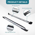 Running Boards Compatible With 2016-2018 Toyota Rav4 Truck Aluminum Side Steps