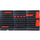 Pegboard Wall Organizer  4ft Metal Garage Pegboard Tool Organizer For Workshop