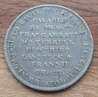 1811 Bristol Silver Trade Shilling Token - Garrett  Bird  Grigg - Nice Antique