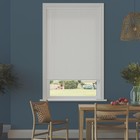 Cordless Room Darkening Mini Blinds For Indoor Windows - 18  W X 24  L - Whit   