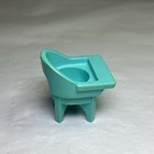 Fisher Price  761 Highchair 1975 Little People Play Family Nursery Set Blue