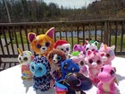 Ty Beanie Boos Lot Of 13 Owl Dog Zebra Unicorn Few Nwt