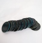 Vintage Lot Of 20 Art Deco Catalin Bakelite Dark Green Swirl Poker Chips 1935
