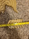 Vintage Brass Rooster Weathervane Wall Hanging Decor 