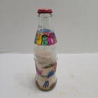 Vtg Coca-cola Bottle 2010 Stained Glass From Aruba Collection Parrot Sand Sun