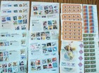 Us Stamps  Well Mixed Content   140 00 fv  Mnh Unused Postage Sheets stamps  