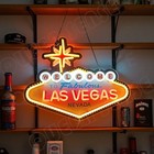 16  Welcome To Fabulous Las Vegas Led Neon Sign With Dimmer Usb Powered Light
