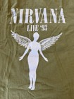 Nirvana Live    93 Winged Figure Graphic T-shirt  Gray With Purple  Size 2xl