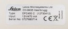 Leica Dfc450 Microscope Camera Ch-9435 12v 350 Ma