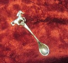 Salt Spoon Sterling Silver 925     Horse   Pony