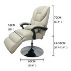 White Adjustable Facial Massage Bed Chair Salon Spa Tattoo Parlor Office Supply