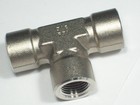 1- Swagelok Stainless Steel Pipe Tee Fitting  1 2  Female Npt  Ss-8-t