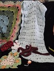 Crocheted Unfinished Projects  Granny Squares  Scarves  Socks  Head Bands Etc Y9