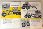 1953 Caterpillar Motor Grader Attachments Brochure Vintage 7 Pages