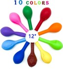 100 Pcs 12 Inch Balloons Assorted 10 Colors Thick Latex Party Wedding Decor