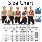 Women High Impact Sports Bra Yoga Sexy Form Enhancers Running Workout Stretch Hs