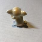 Vtg Genuine Bone China Miniature Waving Mouse Figurine Japan 1 75  Dme
