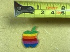 Emblem Apple Rainbow Logo ___ Dealership Original ___ Made By Apple Computer