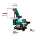 220v 370w Diy Belt Sander Sharpener Polishing Grinding Disc Belt Machine 2850rpm
