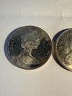 Lot Of 2 1965 Canada Silver Dollar Voyageur Queen Elizabeth Ii 80  Silver