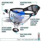 Rz M2 Mesh Mask Multi-purpose Air Filtration   2 Filters Green - Large