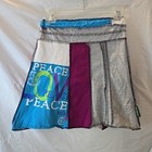Juju Gear Upcycled T-shirt Skirt Peace Sign Y2k 90s Vibes Girls Size 12