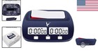 Professional Digital Chess Clock - Fide Approved For All Board Games  No Alarm