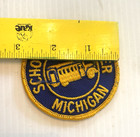 3  Vintage Michigan School Bus Driver Jacket Patch Transportation 1970s 