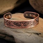 Magnetic Copper Arthritis Pain Relief Bracelet - Tree Of Life Therapy Cuff Gift