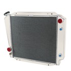 Cc522 4row Radiator Aluminum Fit 1966-77 1970 Ford Bronco L6 4 7 4 9l V8 Engine